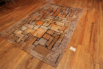 Floor View of Vintage Scandinavian Signed Ege Rug After Mondrian Floor View of Vintage Scandinavian Signed Ege Rug After Mondrian 73949 by Nazmiyal Rugs