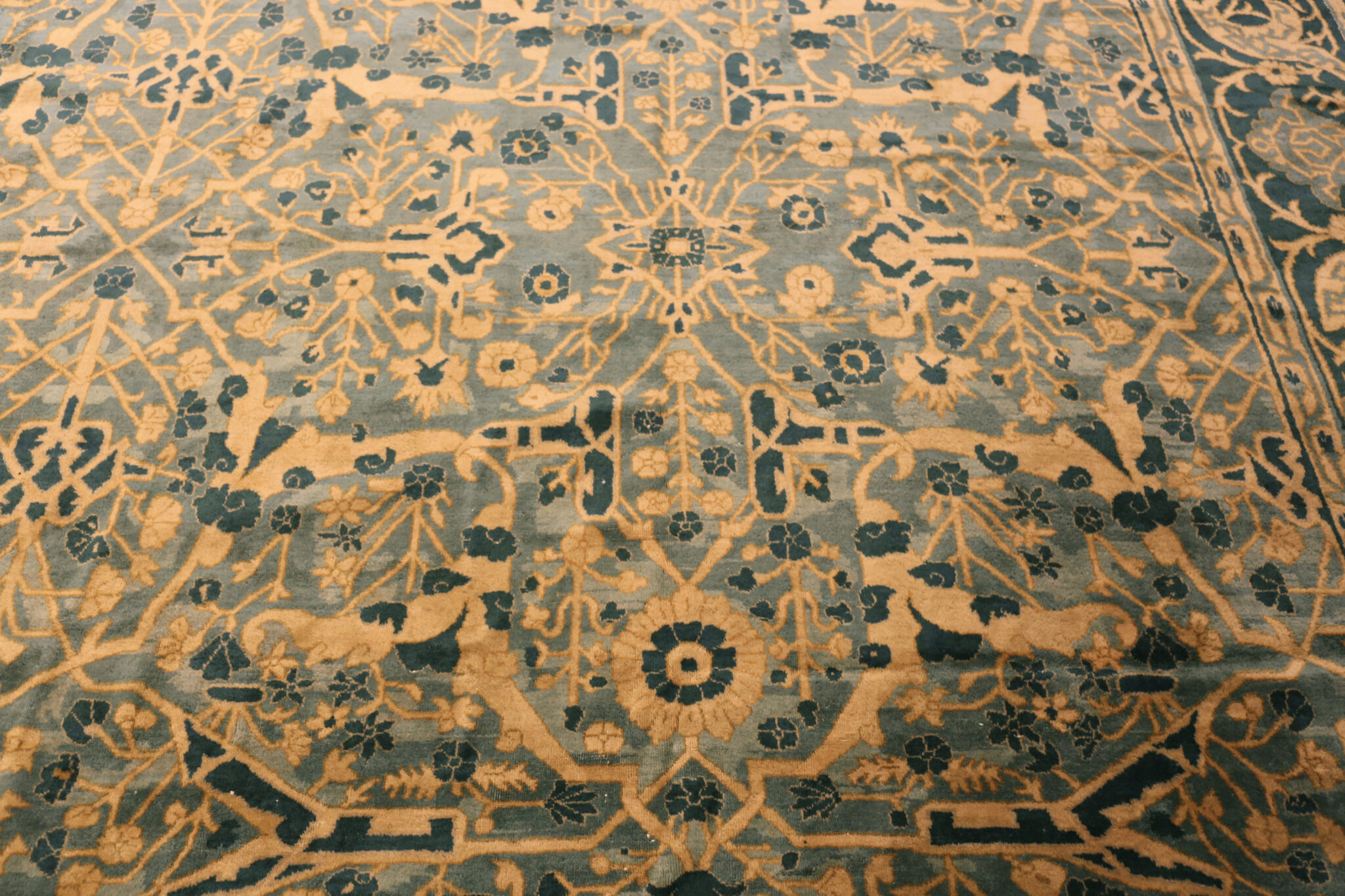 Indya Rug Antique Indian Agra Rug 73971 by Nazmiyal Rugs
