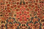 Floral Detail on Oversized Antique Persian Kashan Rug Floral Detail on Oversized Antique Persian Kashan Rug 73972 by Nazmiyal Rugs