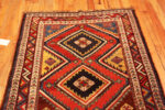 Front of Antique Persian Qashqai Tribal Rug Front of Antique Persian Qashqai Tribal Rug 74020 by Nazmiyal Rugs