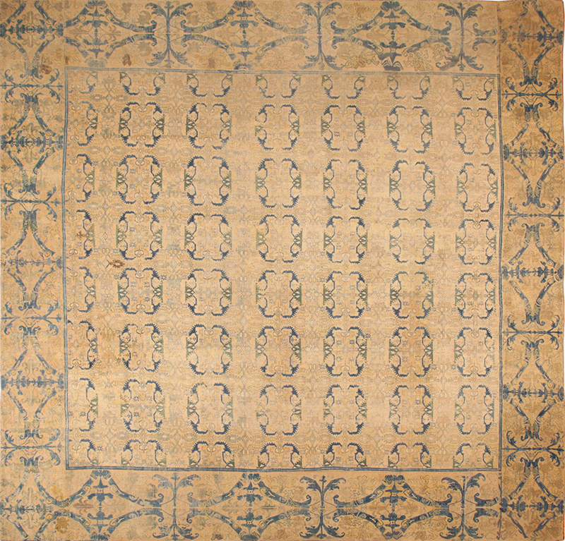 Antique 16th Century Allover Spanish Alcaraz Early Rug 70154