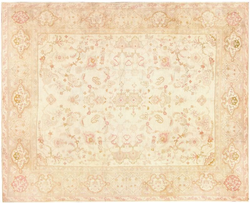 Large Antique Turkish Oushak Rug 48473 by Nazmiyal Rugs for Blog