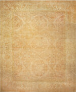 Large Floral Antique Agra Rug Large Floral Antique Agra Rug 50261 by Nazmiyal Rugs Collection