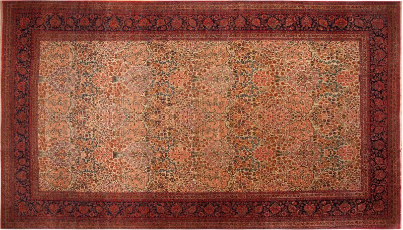 Oversized Antique Persian Kashan Rug 73972 by Nazmiyal Rugs for Blog