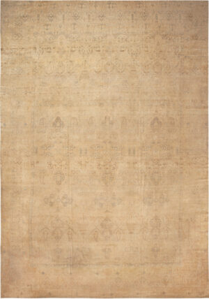 Oversized Antique Persian Kerman Rug 49681 by Nazmiyal Collection Edited