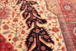 Side Field Details on Antique Persian Serapi Rug 74011 by Nazmiyal Rugs