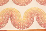 Side of Vintage Danish Panton "Curve" Curtain Pair Side of Vintage Danish Panton "Curve" Curtain Pair 74028 by Nazmiyal Rugs