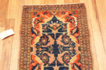 Top of Antique Persian Senneh Rug Top of Antique Persian Senneh Rug 73974 by Nazmiyal Rugs