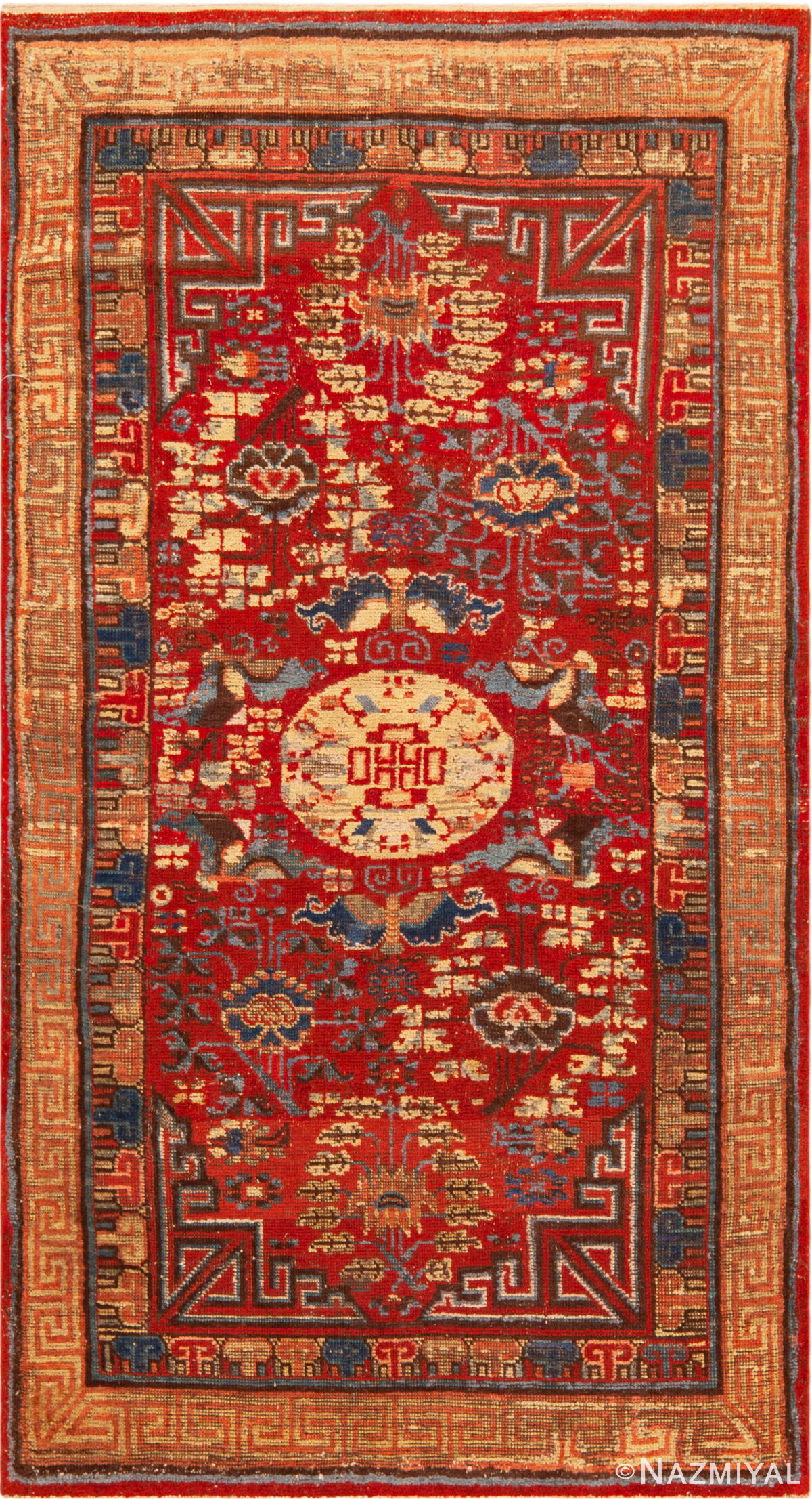 Antique East Turkestan Khotan Rug 73998 by Nazmiyal Rugs