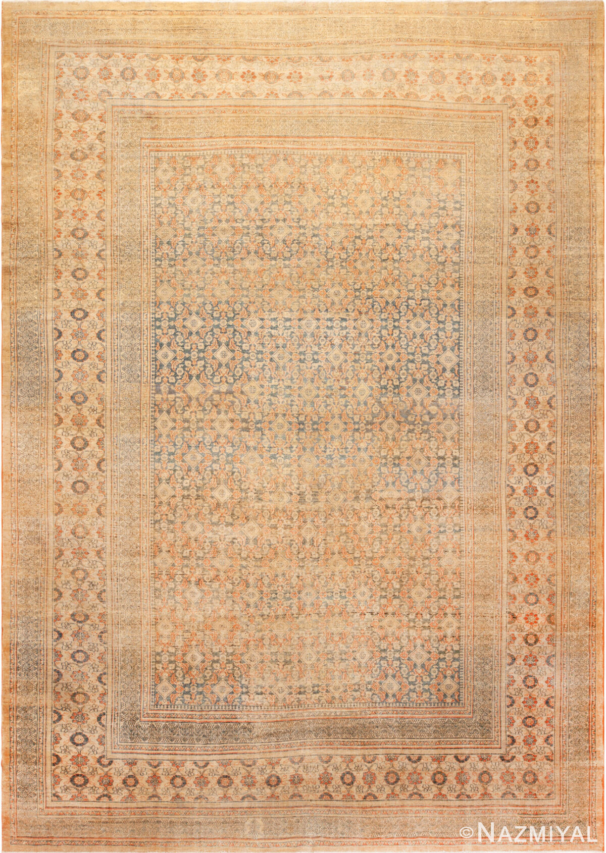 Antique Persian Khorassan Rug 74041 by Nazmiyal Rugs
