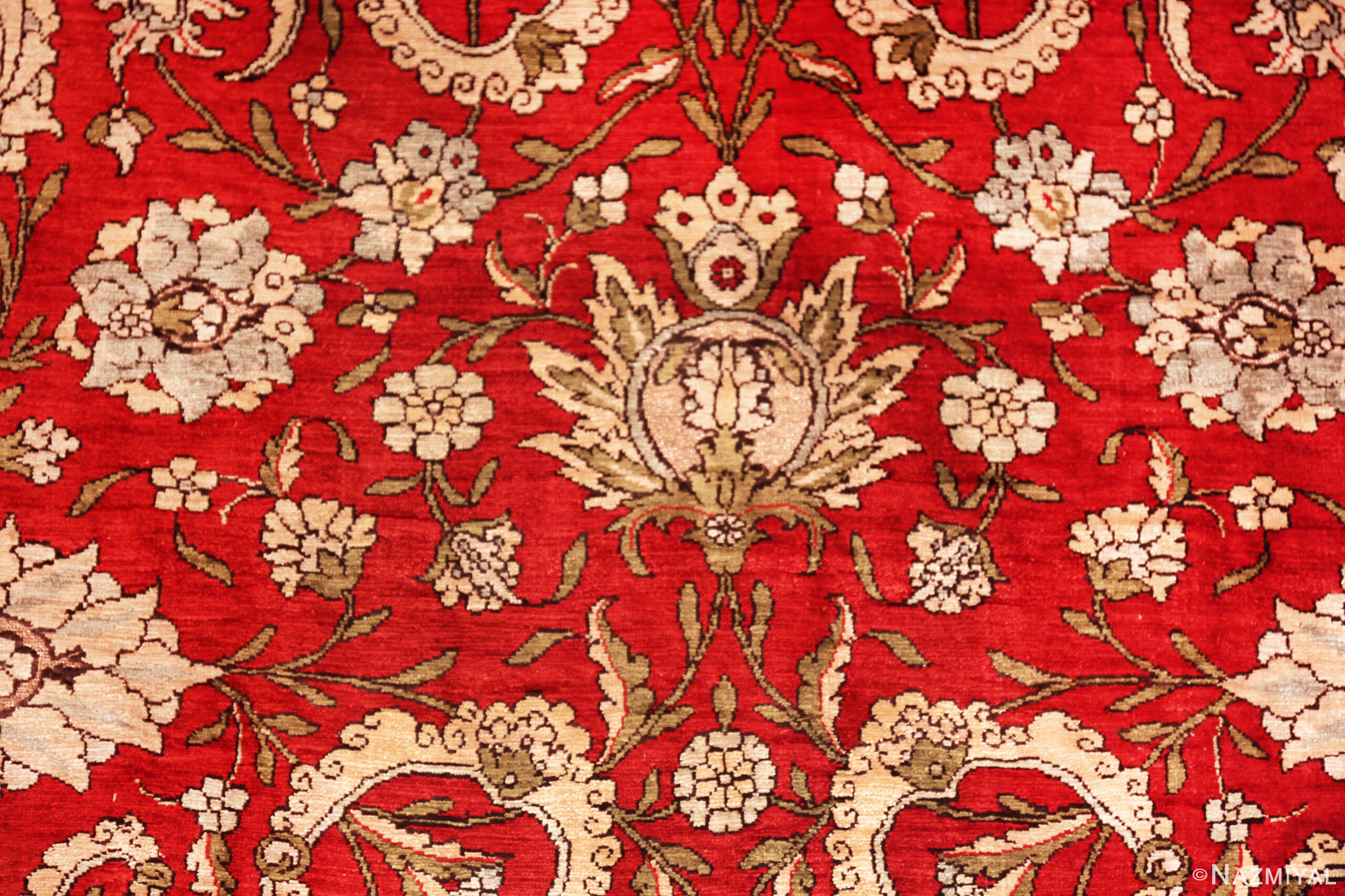 Vintage Turkish Hereke Rug 15313 by Nazmiyal Rugs