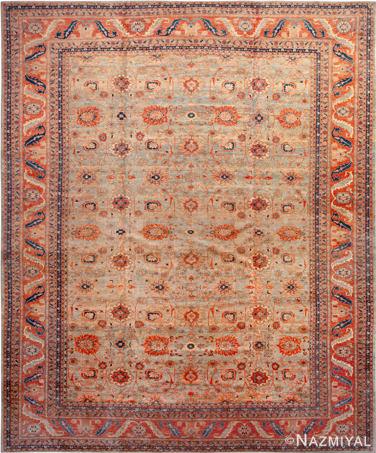 Oversized Modern Turkish Sultanabad Design Rug 73951 by Nazmiyal Rugs