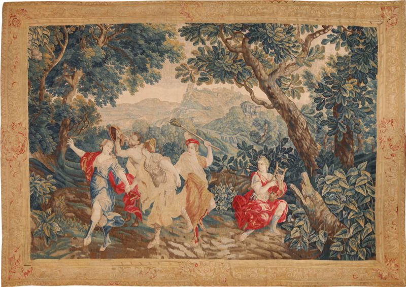 17th Century Antique French Tapestry #70857 for Blog by Nazmiyal Antique Rugs