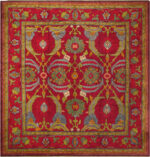 Antique Irish Arts & Crafts Rug 15306 by Nazmiyal Rugs