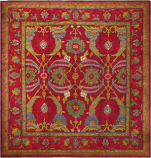 Antique Irish Arts & Crafts Rug 15306 by Nazmiyal Rugs