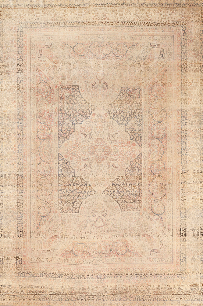 Antique Persian Kerman Rug #73973 by Nazmiyal Antique Rugs for Blog