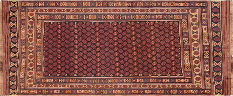 Antique Persian Kurdish Kilim Rug 73982 by Nazmiyal Rugs for Blog