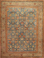 Large Antique Persian Sultanabad Rug Large Antique Persian Sultanabad Rug 74053 by Nazmiyal Rugs