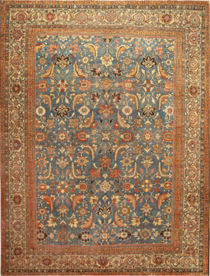 Large Antique Persian Sultanabad Rug 74053 by Nazmiyal Rugs
