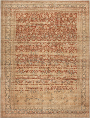 Antique Persian Tabriz Rug 74068 by Nazmiyal Rugs