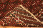Back of Antique Persian Chador Turkeman Rug 73996 by Nazmiyal Rugs