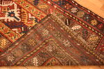 Back of Antique Persian Kurdish Runner Rug Back of Antique Persian Kurdish Runner Rug 74023 by Nazmiyal Rugs