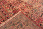 Back of Oversized Antique Persian Kashan Rug 95121 by Nazmiyal Rugs