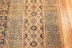 Border Close Up of Antique Persian Khorassan Rug 74041 by Nazmiyal Rugs