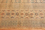 Border Detail on Antique Persian Khorassan Rug 74041 by Nazmiyal Rugs