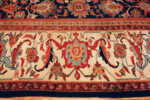 Border Detail on Large Antique Persian Sultanabad Rug Border Detail on Large Antique Persian Sultanabad Rug 74057 by Nazmiyal Rugs