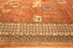Border of Large Antique Persian Bakshaish Rug 74055 by Nazmiyal Rugs