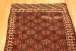 Bottom of Antique Persian Chador Turkeman Rug 73996 by Nazmiyal Rugs