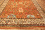 Bottom of Large Antique Persian Bakshaish Rug 74055 by Nazmiyal Rugs