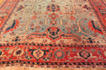 Bottom of Large Antique Persian Serapi Rug 74050 by Nazmiyal Rugs