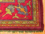 Corner of Antique Irish Arts & Crafts Rug 15306 by Nazmiyal Rugs