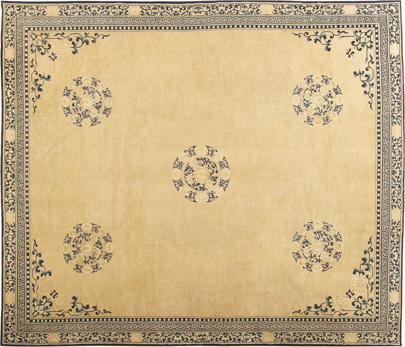 Antique Decorative Chinese Design Rug #72412 by Nazmiyal Antique Rugs for Blog