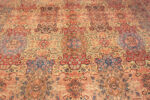 Field Pattern on Oversized Antique Persian Kashan Rug 95121 by Nazmiyal Rugs