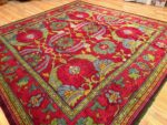 Floor View of Antique Irish Arts & Crafts Rug 15306 by Nazmiyal Rugs