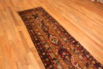 Floor View of Antique Persian Kurdish Runner Rug Floor View of Antique Persian Kurdish Runner Rug 74023 by Nazmiyal Rugs