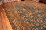 Floor View of Large Antique Persian Sultanabad Rug Floor View of Large Antique Persian Sultanabad Rug 74053 by Nazmiyal Rugs