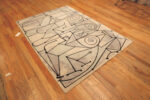 Floor View of Vintage Pablo Picasso 'The Kitchen' Art-Inspired Abstract Rug Floor View of Vintage Pablo Picasso 'The Kitchen' Art-Inspired Abstract Rug 73388 by Nazmiyal Antique Rugs