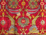 Floral Pattern on Antique Irish Arts & Crafts Rug 15306 by Nazmiyal Rugs