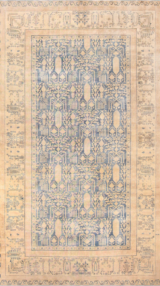Large Antique Indian Rug #48301 by Nazmiyal Antique Rugs