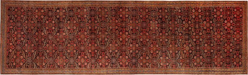 Large Antique Persian Bidjar Runner Rug 73943 by Nazmiyal Rugs