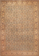 Large Antique Persian Tabriz Rug Large Antique Persian Tabriz Rug 74059 by Nazmiyal Rugs