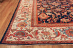 Left Corner of Large Antique Persian Sultanabad Rug Left Corner of Large Antique Persian Sultanabad Rug 74057 by Nazmiyal Rugs