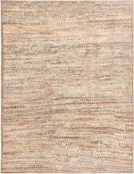 Modern Central Asian Accented Neutral Rug Modern Central Asian Accented Neutral Rug 12398 by Nazmiyal Rugs