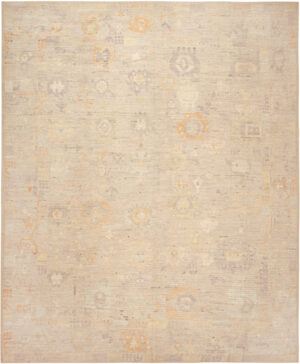 Modern Central Asian Geometric Abstract Rug 12365 by Nazmiyal Rugs