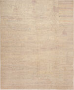 Modern Central Asian Neutral Rug Modern Central Asian Neutral Rug 12355 by Nazmiyal Rugs