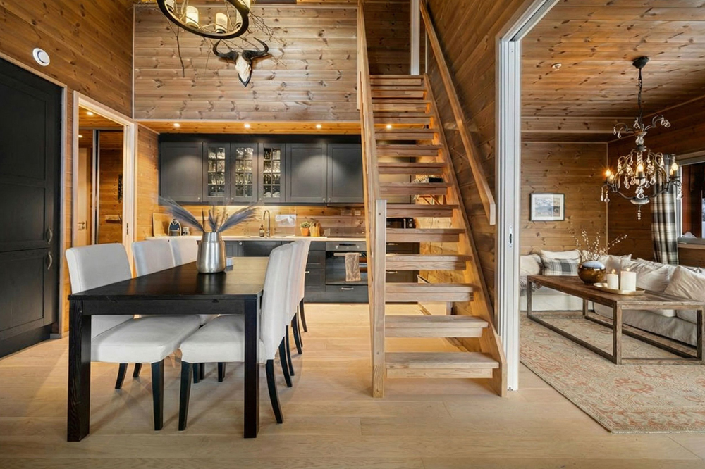 Modern Farmhouse Interior with Living Room Rug for Blog
